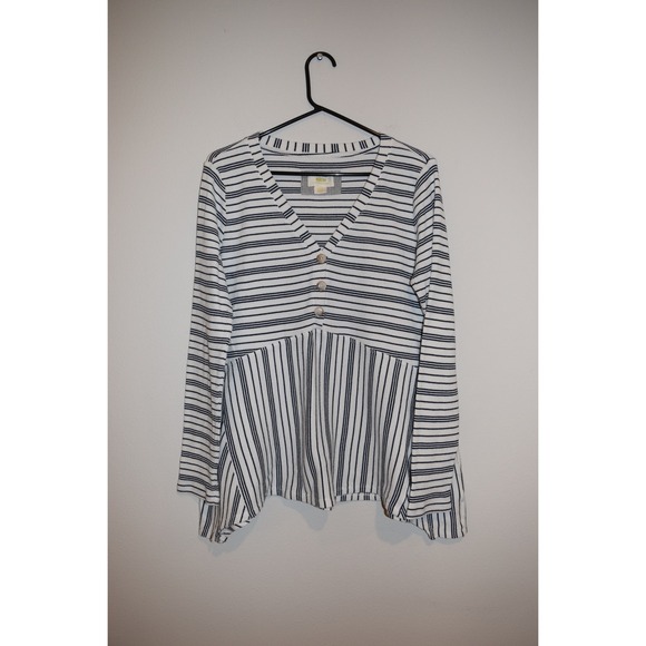 Maeve Tops - Anthropologie Maeve Eliza Henley - Size Large